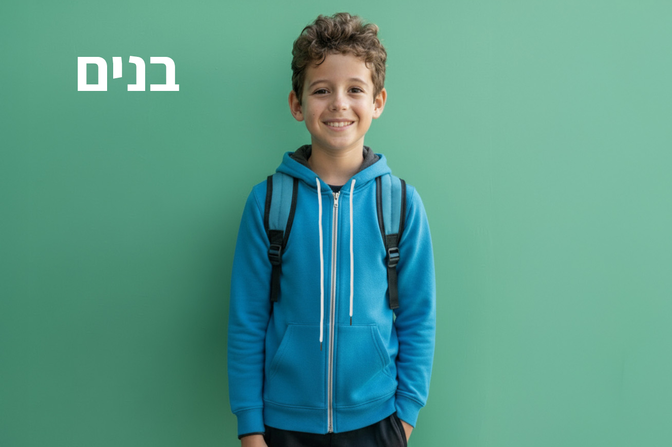 חולצות בית ספר לילדים בנים